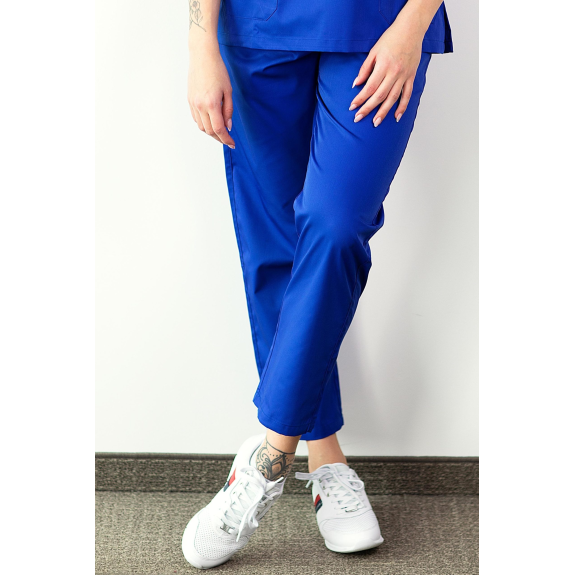 Basicfit - Pantalon Médicale - Unisexe - Bleu Royal- Xl-Lire la description
