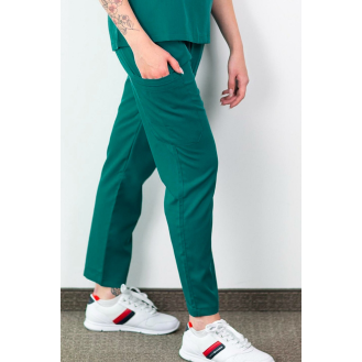 Medfit - Pantalon Médicale - Unisexe -vert - M-Lire la description
