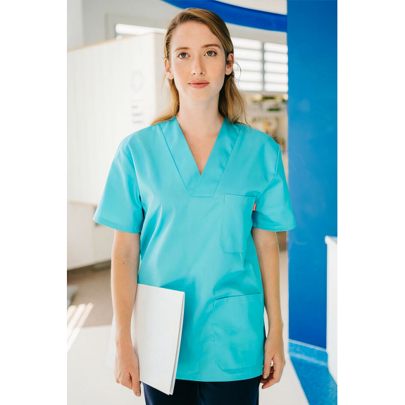 Tunique Médicale  Unisexe  Velilla  Turquoi clair - XXL-Lire la description