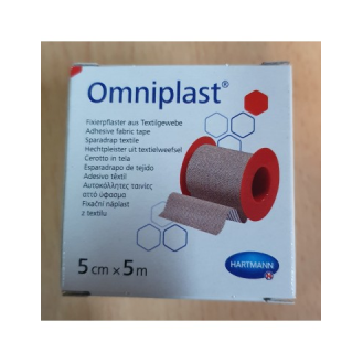 Esparadrapo Tela OMNIPLAST 5 cm x 5 metros Carne-Leer más