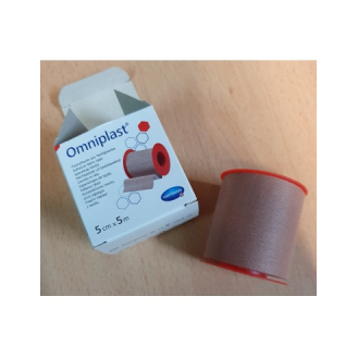 Esparadrapo Tela OMNIPLAST 5 cm x 5 metros Carne-Leer más