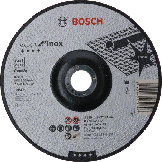 Bosch Trennscheibe gekrpft Expert for Inox - Rapido AS 46 T INOX BF, 180 mm-Beschreibung lesen