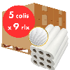 Draps d'examen gaufré - 50x35cm 9 rlx - Pack de 5 colis