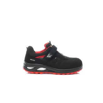 ELTEN Damen-Sicherheitssandale HANNAH XXTL black-red Easy ESD S1P, Gr. 42-Beschreibung lesen