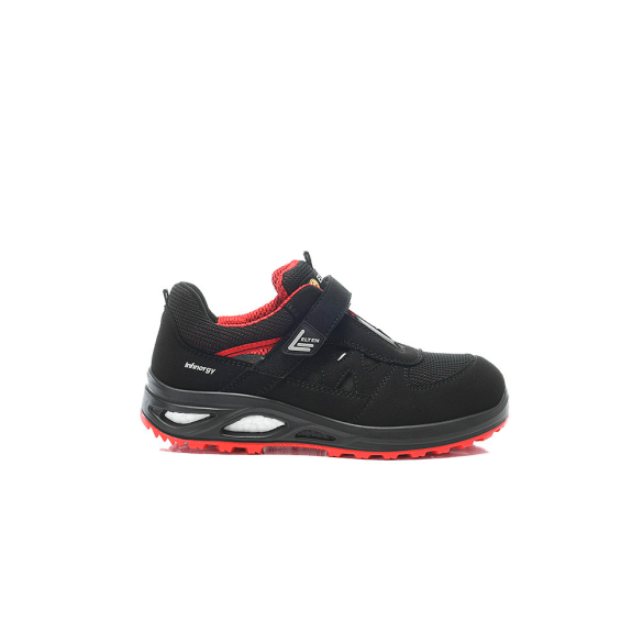 ELTEN Damen-Sicherheitssandale HANNAH XXTL black-red Easy ESD S1P, Gr. 42-Beschreibung lesen