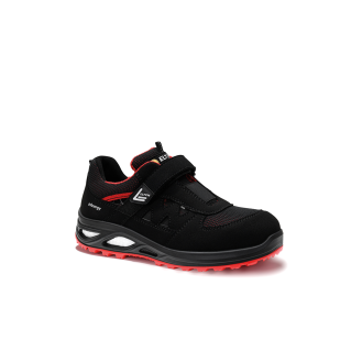 ELTEN Damen-Sicherheitssandale HANNAH XXTL black-red Easy ESD S1P, Gr. 42-Beschreibung lesen