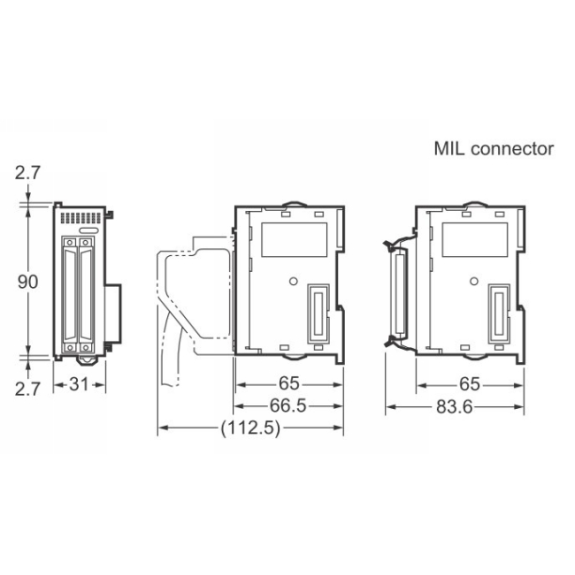 Carte E/S 64 entrées PNP 24 VCC Carte E/S 64 entrées PNP 24 VCC-Lire la description