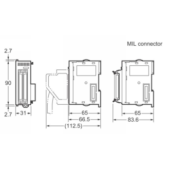 Carte E/S 64 entrées PNP 24 VCC-Lire la description