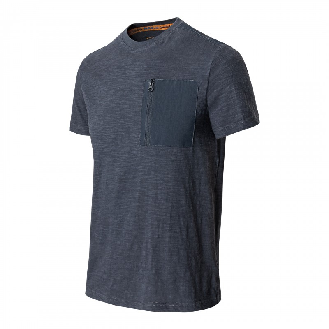 Tee Shirt Manches Courtes Bleu-Lire la description