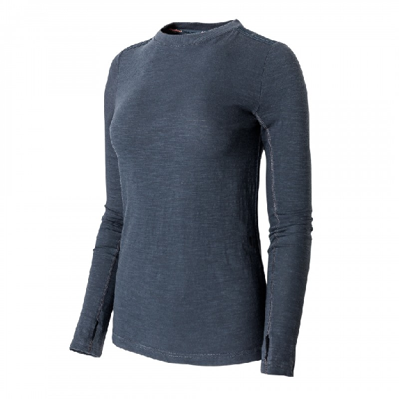 Tee Shirt Femme Manches Longues Bleu-Lire la description