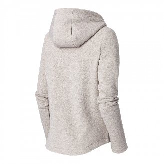 Sweat Zippé Capuche Femme Beige-Lire la description