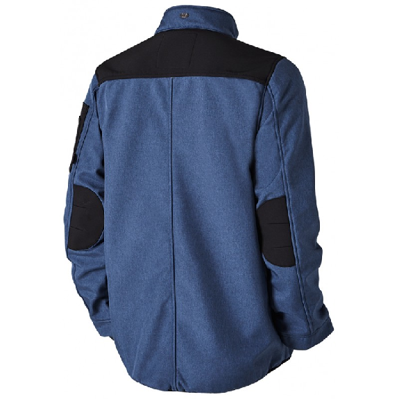 Veste Softshell Denim Bleu-Lire la description