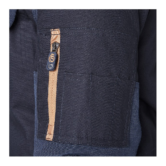 Parka de Travail Mix & Match Marine-Lire la description