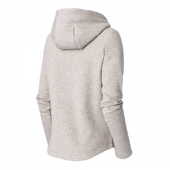 Sweat Zippé Capuche Femme Beige-Lire la description