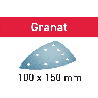Festool Schleifblatt STF DELTA/9 P100 GR/100 Granat-Beschreibung lesen