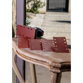 Schleifblatt-Set für Schwingschleifer, 25-teilig, ungelocht, 93 x 230 mm, 60-240-Beschreibung lesen