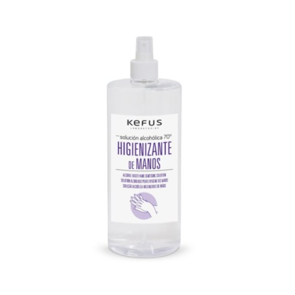 SOLUCION HIDROALCOHOLICA KEFUS 1000 ml CON SPRAY SOLUCION HIDROALCOHOLICA KEFUS 1000 ml CON SPRAY-Leer más