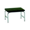 BANQUETA UN TRAMO RECTANGULAR CROMADA H-43. 450x250x250 mm