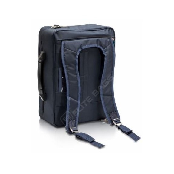 Sac médical Elite Calls Home Visit Blue avec fermeture verrouillable et compartiments multiples-Lire la description