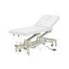 Elektrische Physiotherapie-Liege, zweigeteilt, weiß
