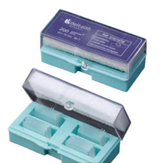 Menzel Lamelles de recouvrement 18x18 Boîte de 200 pcs - Verre clair pour la protection des échantillons et des objectifs de microscope-Lire la description