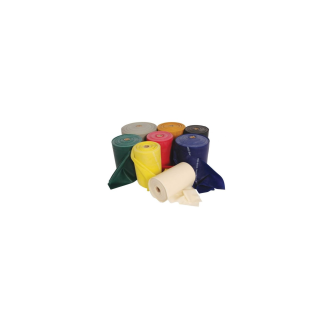 Fascia elastica di resistenza in lattice 5,5 m - nera, larga 12,5 cm per riabilitazione e fitness-Leggi tutto