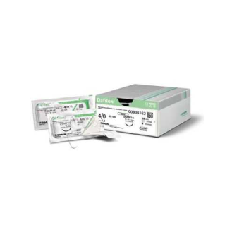 Fil de suture en nylon bleu 5/0 monofilament 75 cm-Lire la description
