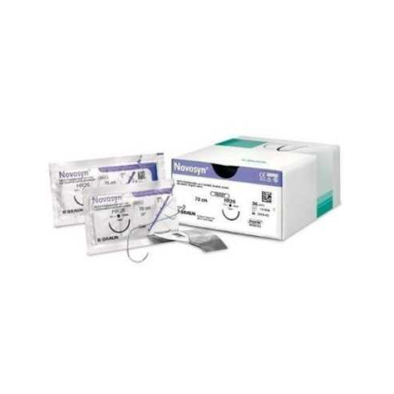 NOVOSYN (SAFIL) VIOLET 7/0 DS-12, FIL LONG 45 CM UD NOVOSYN (SAFIL) VIOLET 7/0 DS-12, FIL LONG 45 CM UD-Lire la description