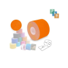 Orangefarbene Neuromuskuläre Bandage zur Vorbeugung und Behandlung von Verletzungen - 5cm x 5m