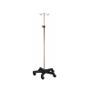 Soporte de goteo ajustable con ruedas y base de acero inoxidable