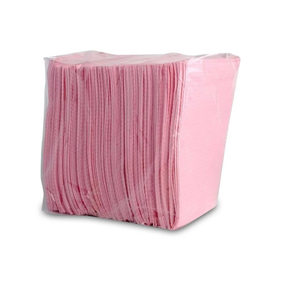 Servilletas-babero plastificadas 33x45 cm rosa-Leer más