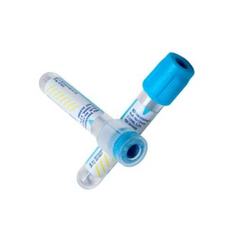 TUBO VACUTAINER VOLUMEN VACIO 2.7ML 13X75 CITRATO SODICO 0129M. 3.8% (100 UDS)-Leer más