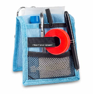 Astuccio organizzatore infermieristico azzurro cielo-Leggi tutto