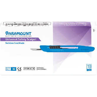 Paramount Retractable Sterile Safety Scalpel Nr. 10 - Box mit 10 Stück-Beschreibung lesen