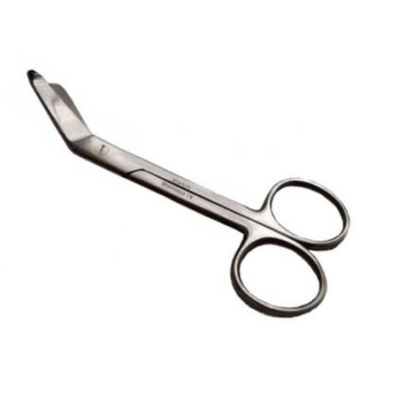 Ciseaux à pansements en acier inoxydable FLEMING LISTER 18 CM avec pointe angulaire et irrégulière-Lire la description