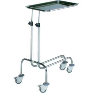 TABLE D'INSTRUMENTS MAYO EN INOX H26-Lire la description