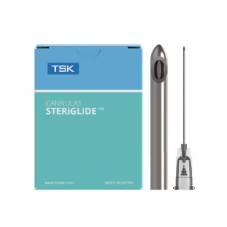 Cánula de relleno facial STERiGLIDE 27G x 50mm - Inyecciones precisas y cómodas con reducido riesgo de hematomas-Leer más