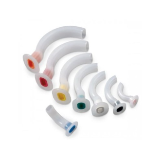 Tubo de Guedel de plástico estéril Nº1 (blanco/marrón) de INOXPROMED-Leer más