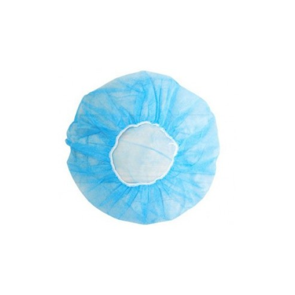 BLAUE KOPFBEDECKUNG MIT GUMMIZUG 100 STK-Beschreibung lesen