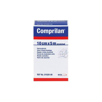 Bandage de compression en coton BSN Comprilan 10cm x 5m pour la phlébologie-Lire la description