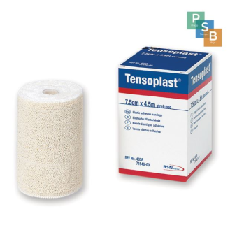 BANDE ÉLASTIQUE ADHÉSIVE TENSOPLAST PH 7,5 CM X 4,5 M-Lire la description