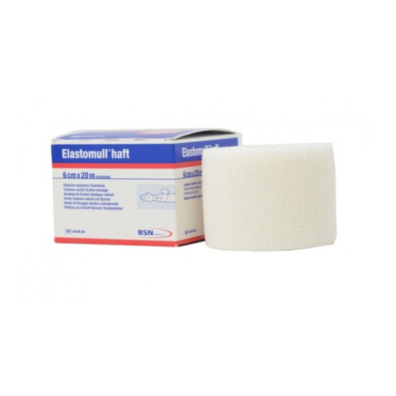 Elastomull Haft Kohäsive Bandage 6cm x 20m - selbsthaftend und atmungsaktiv-Beschreibung lesen