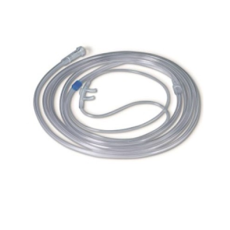 Canule nasale adulte OXIGEM avec tubulure anti-torsion de 2 m et connexion Luer-Lire la description
