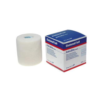 Elastomull Haft 8cm x 20m selbsthaftende elastische Bandage zur Wundversorgung und Immobilisierung-Beschreibung lesen