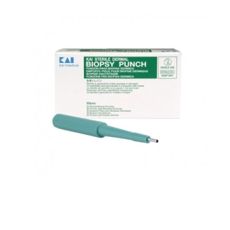 Punzone per biopsia sterile GIMA per dermatologia, ginecologia e podologia - diametro 6mm-Leggi tutto