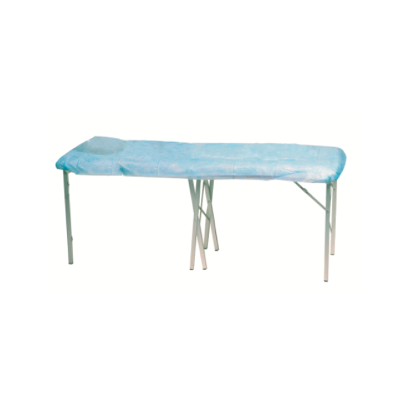 SABANA AJUSTABLE 80 X 210 COLOR AZUL CELESTE GR 30 PAQUETES DE 5-Leer más