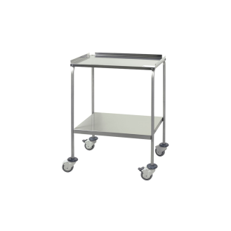 MESITA AUXILIAR H25 ACERO INOX. 60x40x80 cm-Leer más