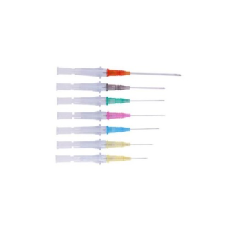 Catéter intravenoso periférico Insyte 24 GA 0,7x19mm Amarillo (50 uds) - BD Vialon poliuretano biocompatible-Leer más