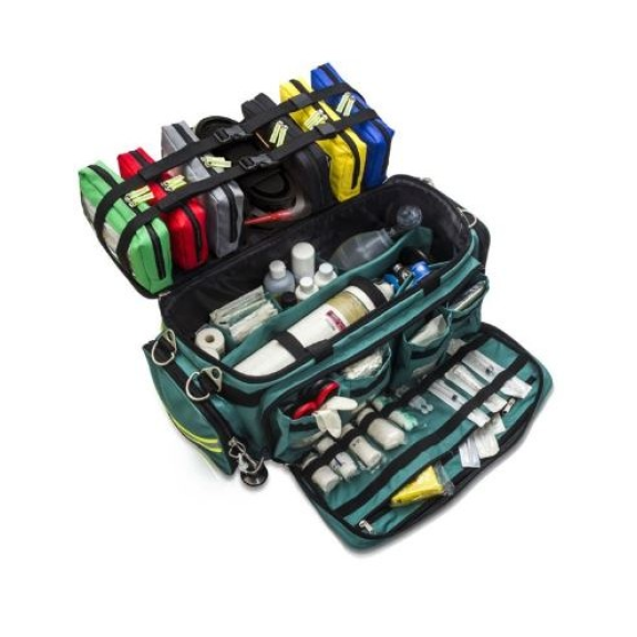 Bolsa de emergencias para soporte vital avanzado verde-Leer más