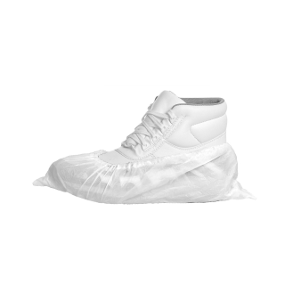 "CHAUSSETTE POLYÉTHYLÈNE BLANCHE 100 U."-Lire la description